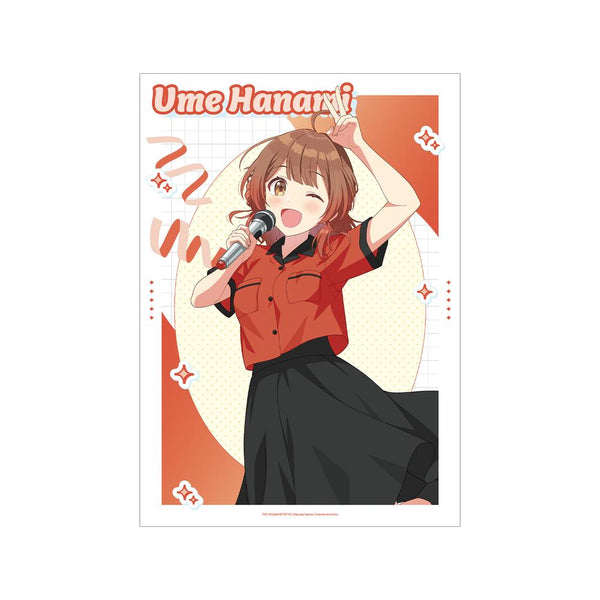 『学園アイドルマスター』描き下ろし 花海佑芽 ボウリングシャツver. A3マット加工ポスター